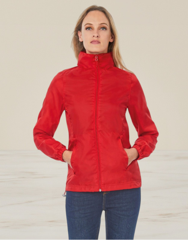 BCJWI61 - B&C COLLECTION - Veste Windjacket ID.601 femmeBCJWI61 - B&C COLLECTION - Coupe-Vent Femme ID.601B&C